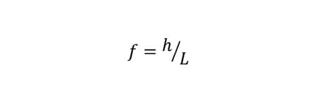 Fall-factor formula